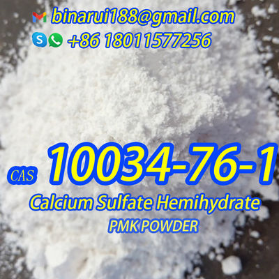 CAS 10034-76-1 Sulfate de calcium hémihydrate additifs alimentaires chimiques H2CaO5S Gypsum séché