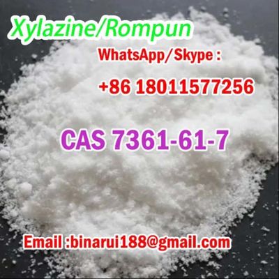 Xylazine matières premières pharmaceutiques CAS 7361-61-7 Rompun BMK/PMK