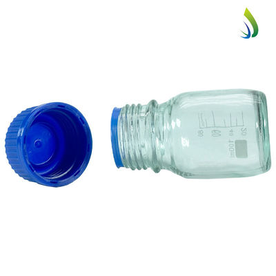 OEM ODM 100 ml 250 ml 500 ml réactif bouteilles de verre de laboratoire avec vis bleu