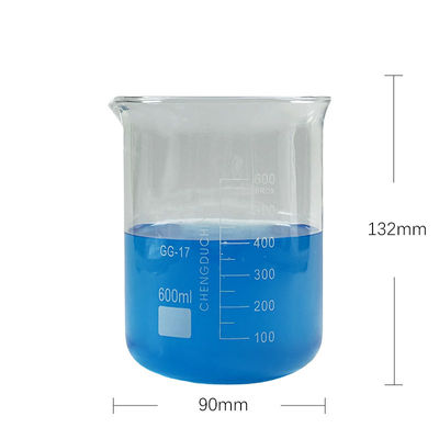 Cuve de laboratoire de mesure en verre 600 ml personnalisable