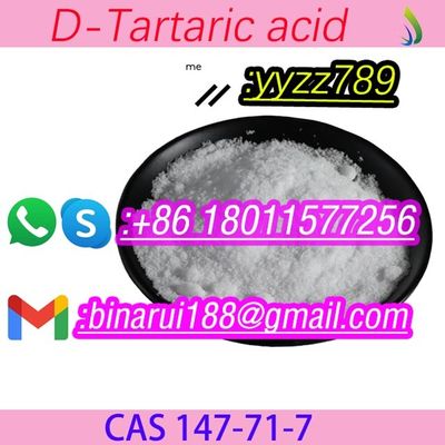 Produits alimentaires de qualité alimentaire D-acide tartrique C4H6O6 (2S,3S) -acide tartrique CAS 147-71-7