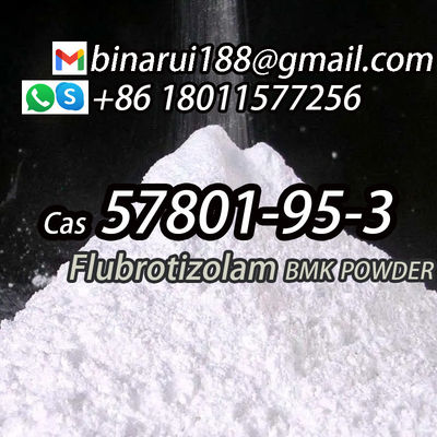 Flubrotizolam en poudre CAS 57801-95-3 2-brome-4- ((2-fluorophényle)-9-méthyl-6H-théno[3,2-f]