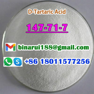 D-acide tartrique CAS 147-71-7 (2S,3S) -acide tartrique intermédiaires chimiques fines de qualité alimentaire