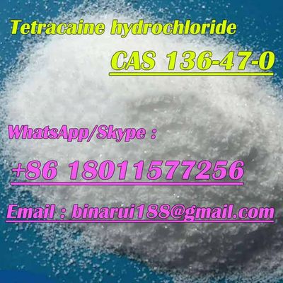 L'hydrochlorure de tétracaïne CAS 136-47-0 L'hydrochlorure de tétracaïne