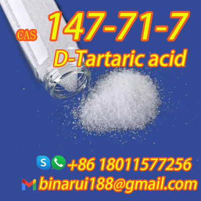 CAS 147-71-1 Chine fournisseur d'acide D-tartarique C4H6O6 acide tartarique