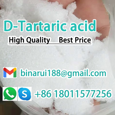 Cas 147-71-7 D-acide tartrique C4H6O6 Acide tartrique additifs alimentaires