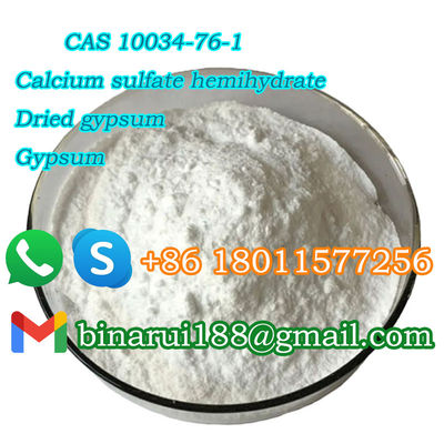 CAS 10034-76-1 Sulfate de calcium hémihydrate Produits chimiques Matière première Couleur blanche