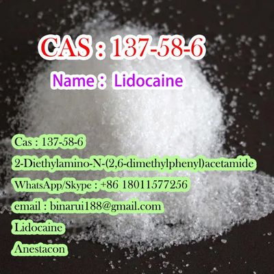CAS 137-58-6 Maricaïne / Gravocaïne matières premières pharmaceutiques fournisseur chinois